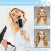 Curl Defining Brush,Curly Hair Brush,2024 Newest Boar Bristle Hair Brush,Styling Brush,Teasing Hair Brush,4Pcs Hair Brush Set with Curly Hair Brush,Edge Brush,Bristle Brush,Rat Tail Comb(Green)