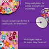 Patchwork Owl Birthday Party Supplies Set Plates Napkins Cups Tableware Kit for 16