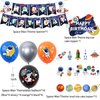 Outer Space Party Decorations, Outer Space Birthday Party Supplies Include Space Themed Balloons, Backdrop, Tablecloth, Cake Toppers for Kids Outer Space Themed Birthday Party Decorations