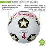 Champion Sports Rubber Cover Soccer Ball - Size 5