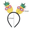 Hawaiian Party Headband Pineapple Hair Hoop Flowers Head Boppers Headwear Tropical Party Decorations Aloha Party Luau Party Decor Cartoon Hair Supplies Summer Hair Accessories for Adult Kids 1PCS