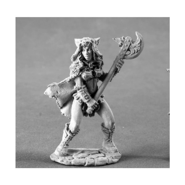 Kyrie Female Barbarian Miniature 25mm Heroic Scale Figure Dark Heaven Legends Reaper Miniatures