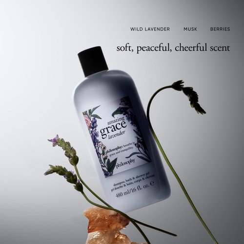philosophy hydrating shower gel amazing grace lavender