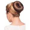 Beaute Galleria Hair Donut Bun Maker Ring Style Mesh Chignon Ballet Sock Bun (Mini, Black)