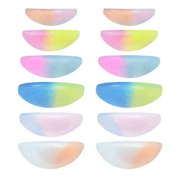 ICONSIAM Lash Lift Shields LM Curl Eyelash Lifting Shield Natural Curl Lami Lamination Roller Soft Silicone Perm Rod Gel Lash Perming Pad Set For Lash Lift and Tint Lash Glue Free On Eyelid
