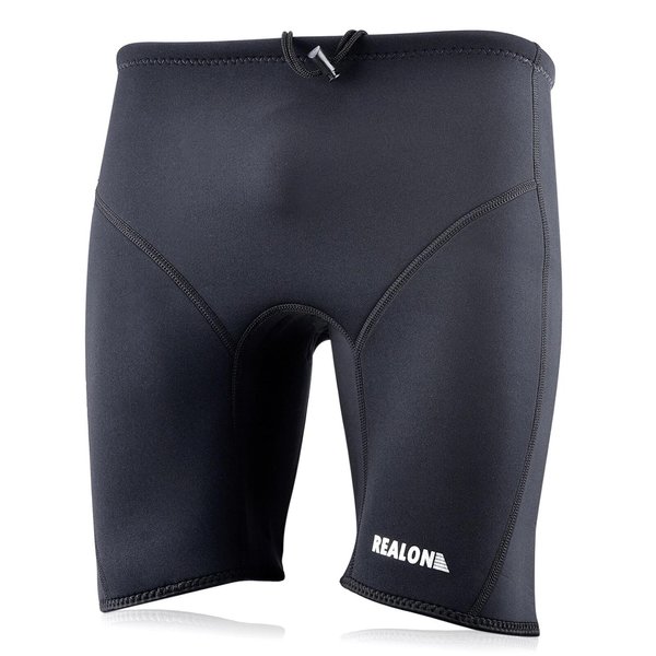 REALON Wetsuit Shorts Neoprene Men 3mm Buoyancy Swim Pants Adult Women Sweat Wet Suit Trunks Jammers Keep Warm Water Sport Aerobics for Swimming Surfing Snorkeling Diving Kayaking Scuba XXL