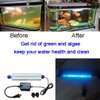 JackSuper 7W Aquarium Water Green Clean Lamp Algae Bloom Clear Waterproof Light for Fish Tank Pond Pump Sump