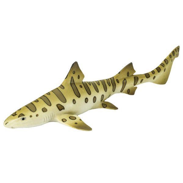 Safari Ltd. Leopard Shark Figurine - Detailed 5.5" Plastic Model Figure - Fun Educational Play Toy for Boys, Girls & Kids Ages 3+