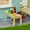 iLAND Dollhouse Furniture and Accessories on 1:12 Scale incl Dollhouse Patio Tables & Garden Chairs & BBQ Grill & Mini Bike (Modern 6pcs)