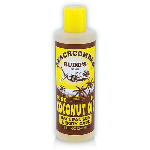 Beachcomber Budd's Pure Coconut Oil 8 oz. Scented 4 Bottles