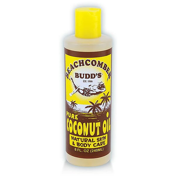 Beachcomber Budd's Pure Coconut Oil 8 oz. Scented 4 Bottles