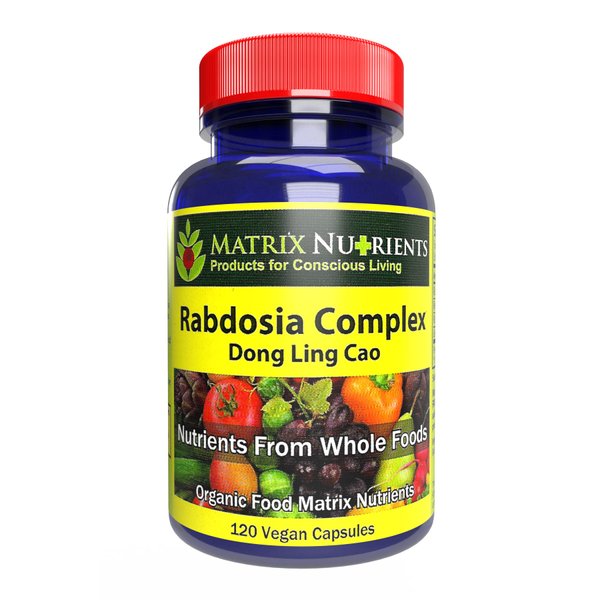 RABDOSIA Complex - Highly Potent Antioxidant for Maximum Cell Protection! - 100% Natural Ingredients: Rabdosia Extract, Green Tea, Resveratrol, Rutin - Vegan Capsules (120ct)