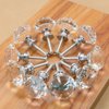 NORTHERN BROTHERS Crystal Cabinet Knobs - 30mm Diamond Pulls for Dressers and Drawers, 10 Pack