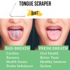 The Dirt Tongue Scraper - Tongue Cleaner For Oral Care & Fresh Breath - Pure Copper (Regular)