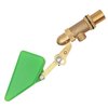MACGOAL 1/2 Inch Brass Valve with Plastic Float Water Float Valve with Adjustable Arm Automatic Fill Float Ball Valve for Water Tank Fountains Livestock Waterer