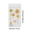 Ooopsiun 3D Daisy Temporary Tattoos for Women Girls Flowers Fake Tattoos Body Art Stickers for Hand Neck Wrist Arm, 12 Sheets