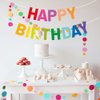 Happy Birthday Banner Pre-Strung Rainbow Birthday Party Decorations 9.84 Feet NO DIY Birthday Party Decor Event Favors and Supplies