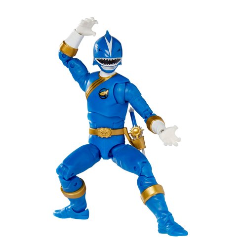 Power Rangers Lightning Collection Wild Force Blue Ranger 6-Inch Premium Collectible Action Figure Toy, Multiple Accessories, Kids 4 and Up