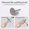 CEDIDJAC Sanding Disc Nail Drill Bits Suitable for Most Electric Nail Drills to Trim Nails Dead Skin Cuticle Bit for Nail Drill Bit Manicure and Remove Dead Skin Cuticles for Nail Salon Foot Care