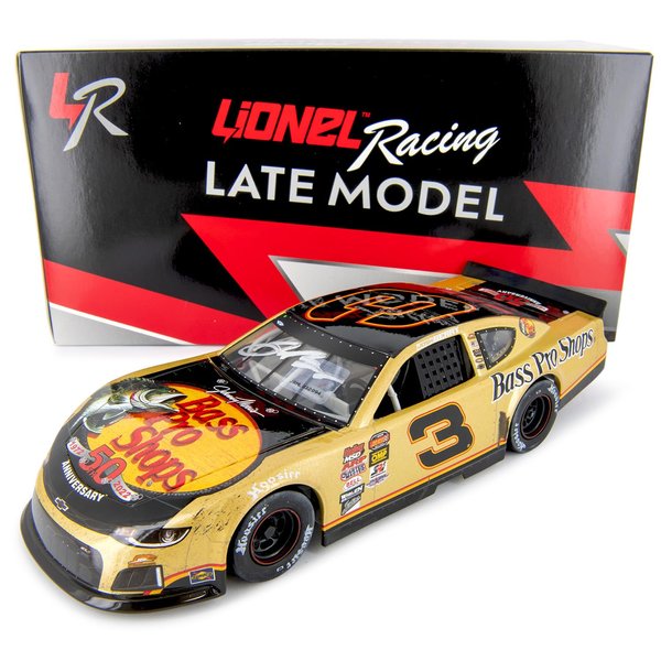 Lionel Racing Josh Berry/Dale Earnhardt Jr Dual Autographed 2022 100th Career JR Motorsports Win North Carolina Raced Version #3 BPS Late Model Diecast Car 1:24 Scale