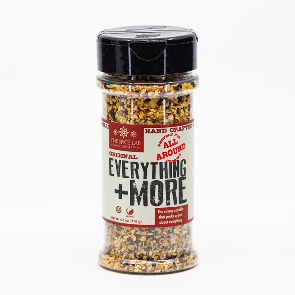The Spice Lab Everything Bagel Seasoning - 4.6 oz Shaker Jar - Premium Gourmet PALEO and KETO Approved Spice - The Perfect Everything But the Bagel Seasoning Blend - 7079