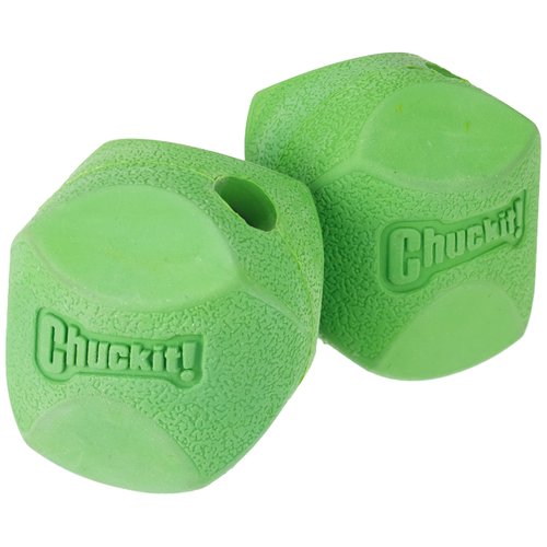 Chuckit Erratic Ball Dog Toy, Medium (2.5 Inch), Pack of 2 Indoor and Outdoor Dog Toy