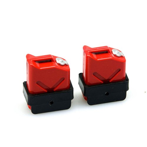 MOHERO 1/10 RC Scale ABS Fuel Tank for 1/10 Axial Wraith SCX10 EXO AX10 Truck Accessory Pack of 2