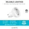 LUXRITE MR16 GU10 LED Bulbs Dimmable, 50W Halogen Equivalent, 2700K Warm White, 500 Lumens, 120V Spotlight LED Bulb GU10, Enclosed Fixture Rated, Perfect for Landscape or Home Lighting (6 Pack)