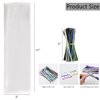 600pcs Cellophane Bags Set-300pcs 3x11 Cellophane Bags Long Clear Treat Bags Cello Cookie Bags, 300pcs Colors Twist Ties for Gifts Party Favors
