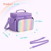 GRAOSO Carrying Case Compatible with Tonies, Storage Bag Organizer for Audio Player Starter Set, Figures, Headphones, Charging Station, Accessories, with Shoulder Strap and Handle, Purple (Case Only)