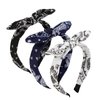 AIBFRID Bow Headbands for Women Girls Boho Bandana Headband for Women’s Hair Non Slip Cute Knotted Womens Head Bands Paisley Bows Hair Bandanas Top Knot Turban Hairbands Headwraps 3PCS