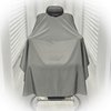 TRU BARBER Barber cape, 100% Polyester, light weight cape and Waterproof, Salon and Barbershop work GREY