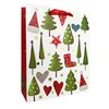 Allgala 12-PC Premium Christmas Printed Gift Bags, 9" B01MCWSL7E