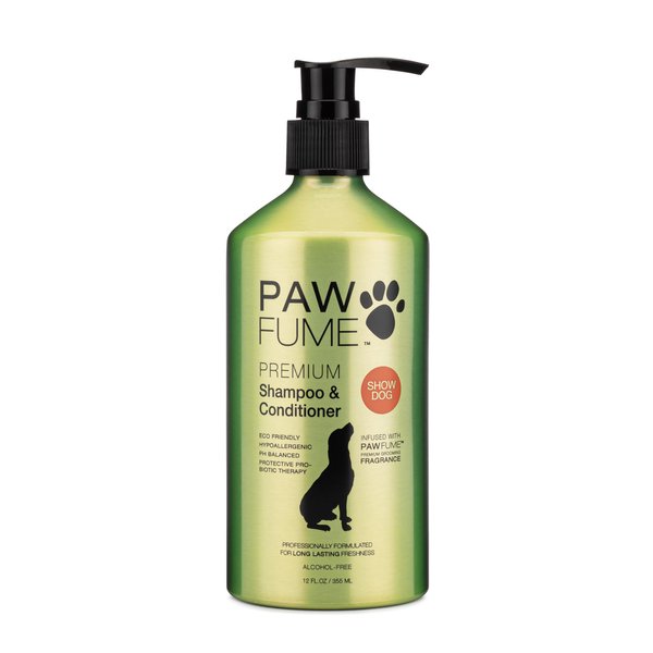 Pawfume Dog Shampoo and Conditioner – Hypoallergenic Dog Shampoo for Smelly Dogs – Best Dog Shampoos & Conditioners – Probiotic Pet Shampoo for Dogs – Best Dog Shampoo for Puppies (Show Dog)