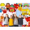 2025 New Back to School Balloons, Colorful Welcome Back to School Decorations include School Bus Pencil Crayon Star Rainbow Balloons etc, Back to School First Day of School Party Supplies