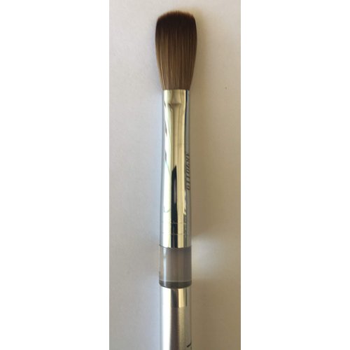 Silver Handle CRIMPED 100% Kolinsky Acrylic Nail Brush (Crimped 12)