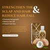 HERBOGANIC Coconut Hair Oil | Non-Sticky Hair Oil | For Deep Nourishment & Healthy Hair | Natural Hair Oil | 5 oz