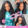 18 Inch Wear and Go Glueless Wigs Human Hair Pre Plucked Pre Cut for Beginners 13x4 Water Wave Lace Front Wigs Human Hair for Women 180% Density HD Lace Frontal Wigs Human Hair with Baby Hair