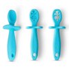 Growing Love Baby Spoons Set, Self Feeding 6 months, Pre-Spoon, Baby utensils, training spoon, cuchara bebe, blw, 100% silicone, Anti choke shield