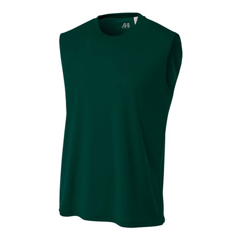 A4 Men’s Cooling Performance Muscle Tank Top | Moisture-Wicking | XL | Forest