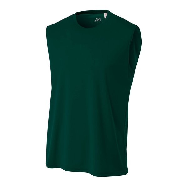 A4 Men’s Cooling Performance Muscle Tank Top | Moisture-Wicking | XL | Forest