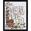 Tobin DW2795 14 Count Heartfelt be Strong Counted Cross Stitch Kit, 8 by 10-Inch