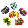 Kinteshun Hawaiian Flower Hair Clip Fabric Artificial Flower Hair Clip Hairpin Barrette Headdress Bobby Pins Headwear Hair Accessories for Beach Holiday Party (Hibiscus Flower)