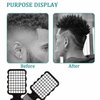 4 Pcs Twist Combs, Hair Sponge Alternative Comb for Men Curls Sponge Brush Upgrade Hair Brush (Black)