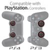 Fosmon (Set of 4) Analog Stick Joystick Controller Performance Thumb Grips Compatible with PS5, PS4, Xbox One, Xbox Series X/S Compatible with Nintendo Switch Pro (Black/Red)