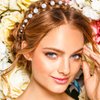 Lusofie 36Pcs Pearl Hair Pins Bridal Hair Pearls Wedding Preals for Hair Pearl Bobby Pins Pearl Wedding Hair Pins for Women Girl(6 Sizes)