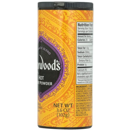 Sharwood Hot Curry Powder, 4 oz