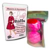 Lady Balls Bath Bombs - Funny Vintage Model Design - XL Bath Fizzers for Women - Giant, Pink, Handcrafted, 2 pk
