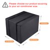 Window Air Conditioner Cover Outdoor, Luxiv Outside Window AC Unit Cover Black Dust-proof Waterproof AC Cover Outdoor Window AC Protection Cover (21Wx16Dx15H)