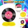 12 Pcs 50s Record Honeycomb Centerpieces Retro 80s 90s Music Party Decoration Rock and Roll Party Decor 3D Music Notes Centerpieces for Music Party Birthday 1950s party Supplies